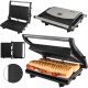 Električni roštilj s tosterom Grill Bass BH 10394 1000 W srebrna/siva 4w1