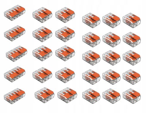Brza spojnica Wago za žice 0,2-4 mm² / set od 30 komada