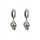 Elegantne srebrne GOTHIC SKULL naušnice