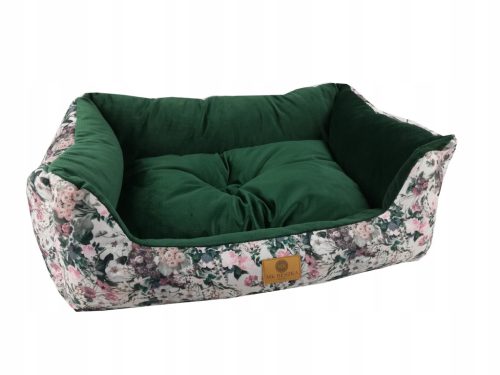 Moderan Krevet za Pse Beszka, Crna, Nijanse Plave, 65 cm x 55 cm