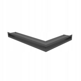   LUFT Naročita Kaminska Rešetka za Ugao, Lijeva Strana, Grafit, 60x40x6 cm