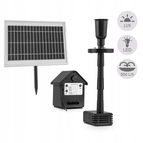 Blumfeldt Solarna Pumpa za Vodu Wasserwerk 500 s LED