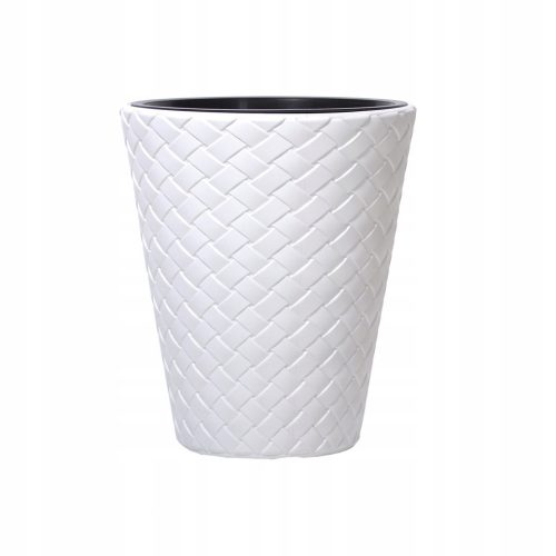  Prosperplast teglica za cvijeće 40 cm x 40 x 48 cm promjer 40 cm plastična bijela