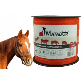   Električna traka za pastira za konje Matador MTR070R 20mm x 200m