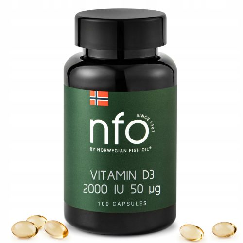 NFO Vitamin D3 2000 - Norveški visokodozirani vitaminski kompleks