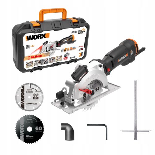 Pilarka tarczowa WORX WX437 800W, list 120mm
