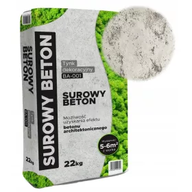   Arhitektonska žbuka Luxbud New Design BA-001 sirovi beton 22 kg
