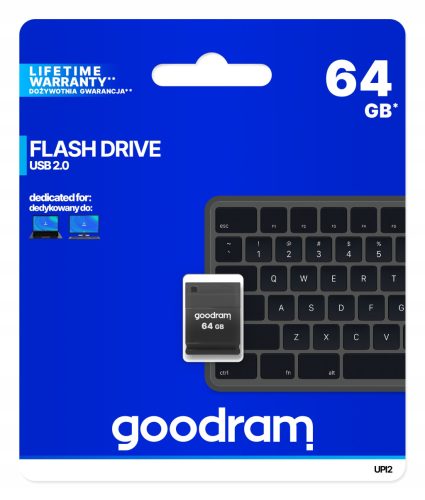 Prijenosni uređaj GOODRAM UPI2 64 GB USB 2.0 crni