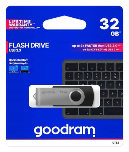 Goodram UTS3 32 GB USB 3.0 crni pendrive