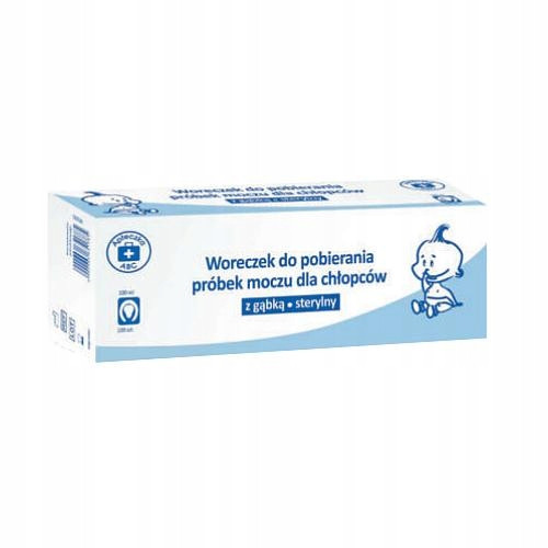 Dječja ABC prva pomoć - Vrećica za uzimanje uzorka urina za dječake, 100 ml