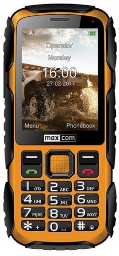Telefon Maxcom Strong 16 MB 2G u žutoj boji