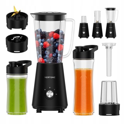 Blender Vertenz Titan 30 Multifunkcionalni sa šalicom od 350 W, crni