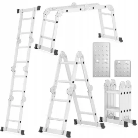 Više ljestve 3,5 m aluminijske 1 x 4 do 150 kg