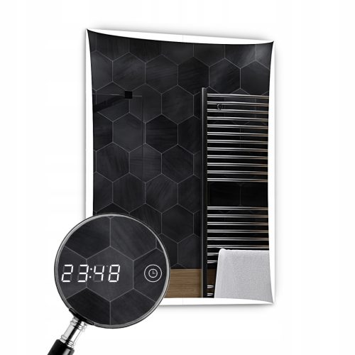  LED Ogledalo 70x140cm - LED Touch Watch Lisbona