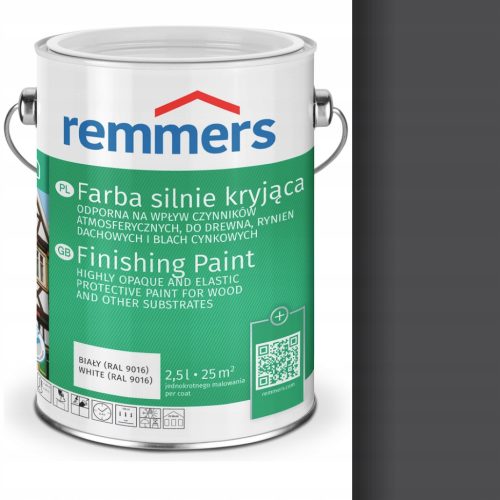 Deckfarbe Remmers pokrivna boja 2,5l ANTRACIT