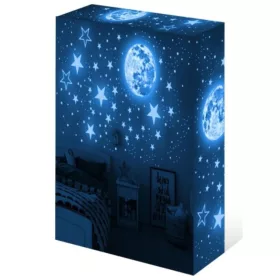  FLUORESCENTNE ZVIJEZDE KOSMOS NALJEPNICE 563 KOM