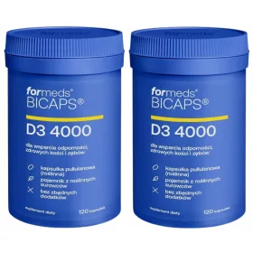   ForMeds Bicaps Vitamin D3 4000 IU - Dodatak Prehrani s 120 Kapsulama