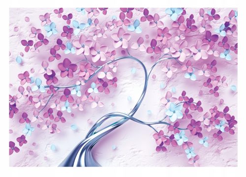 3D FLOWERS TREE foto tapeta za spavaću sobu 312x219