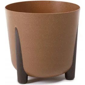    BratGO saksija 34 cm x 34 x 32 cm promjer 34 cm plastične nijanse smeđe i bež boje