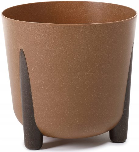  BratGO saksija 34 cm x 34 x 32 cm promjer 34 cm plastične nijanse smeđe i bež boje