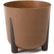  BratGO saksija 34 cm x 34 x 32 cm promjer 34 cm plastične nijanse smeđe i bež boje