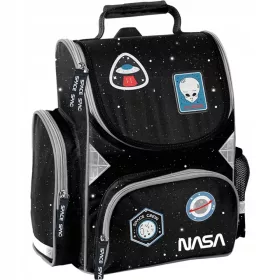 Crna NASA školska torba za prvi razred