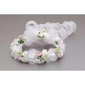  Traka za glavu s vijencem Celebrita, bijela 146