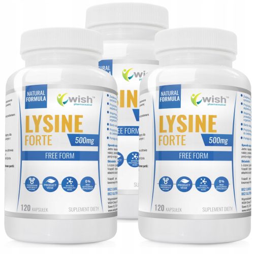L-Lizin 500mg - Suplement dijetalni bez glutena, šećera i soli, za vegane i vegetarijance