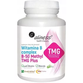   Kompleks Vitamina B B-50 Methyl TMG Plus - 100 vegetarijanskih kapsula