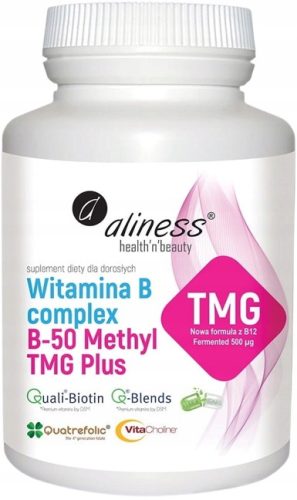 Kompleks Vitamina B B-50 Methyl TMG Plus - 100 vegetarijanskih kapsula