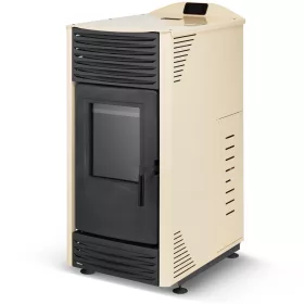    Peć kamin kotao na pelete TOBY 15 kW centralno grijanje bež
