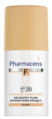 Pharmaceris F Tekući Korektor za Visoku Pokrivenost - Ivory 01 SPF20, 30 ml