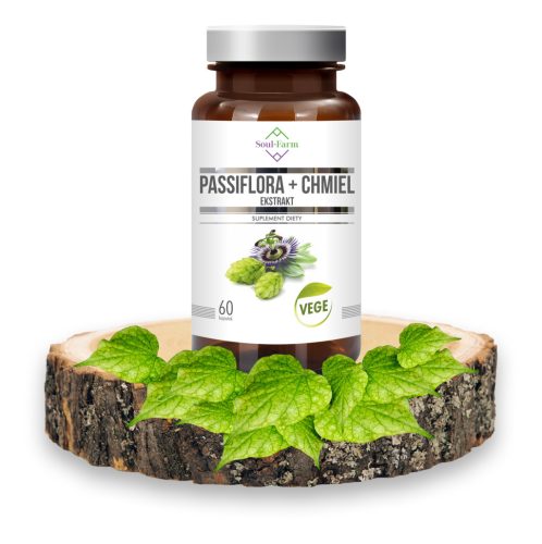 Passiflora i Hmelj 60 kapsula Soul-Farm - Prirodni Veganski Dodatak Prehrani