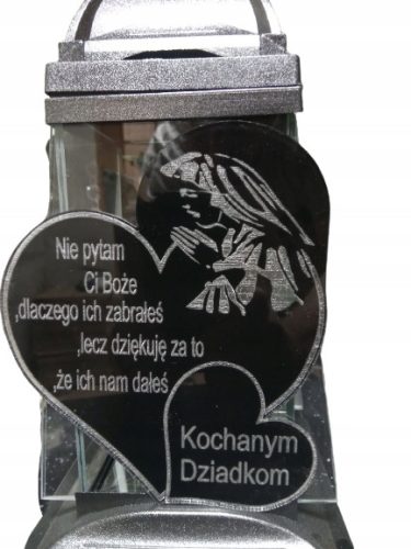 Decoratorium svijeća s gravurom za posebne prigode