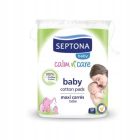  Septona Baby četvrtasti kozmetički jastučići 50 kom.