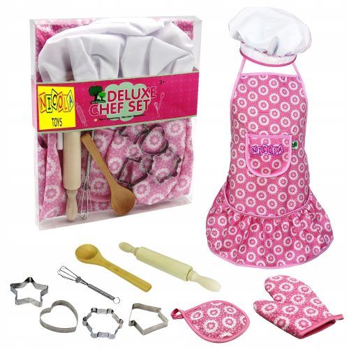 Nicola Toys 0460 ružičasti kuhinjski set za male kuharice