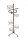 Stalak za cvijeće Metaloplastika Centurion 133 cm
