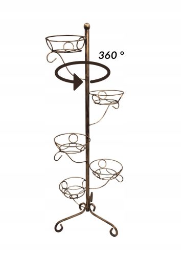 Stalak za cvijeće Metaloplastika Centurion 133 cm