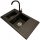Granitni sudoper Galeon Grafit + slavina