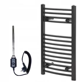   Vrhunski električni radijator za kupaonicu 300 W 40 x 70 mm crni