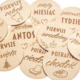 Techrebal drvene foto ploče, 27 kom