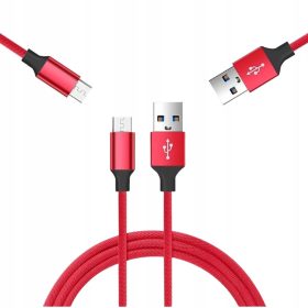 Vayox USB - microUSB kabel 1,5 m crveni
