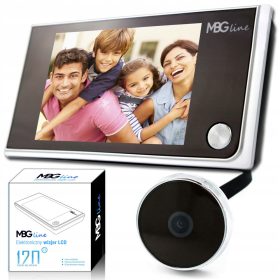   Elektronički špijunski videofon LCD 3.5" JUDASZ MBG LINE - Širok kut gledanja