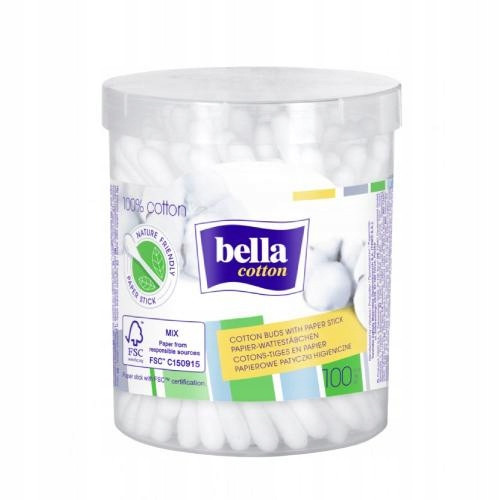 Bella Cotton Eco-Friendly Papirnati štapići za vate