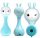 Zeko Alilo Interaktivni Smarty Bunny s glazbom, plava, 16 cm