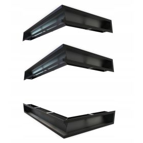 Kutna luft rešetka za kamin Desna 400x740x90 3x