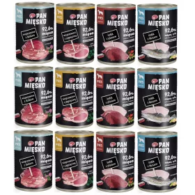  PAN MĘSKO Mokra hrana za pse Turkey Deer 400g
