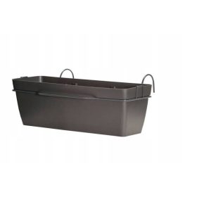    ArtPlast teglica za cvijeće 59 cm x 16 x 16 cm plastične nijanse sive i srebrne