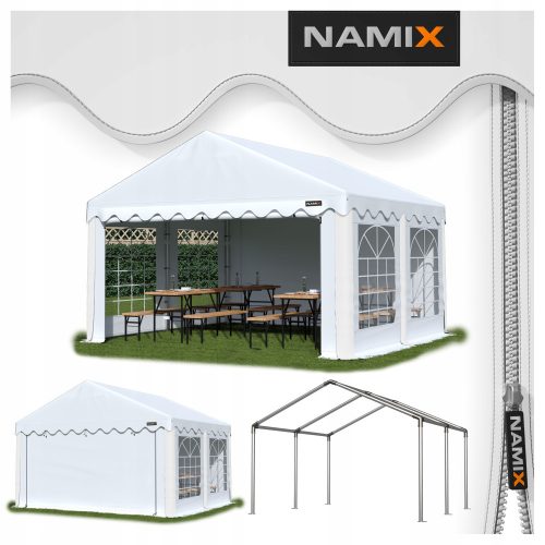 Vrtni paviljon BASIC 4x5m za vrtnu zabavu - Različite boje