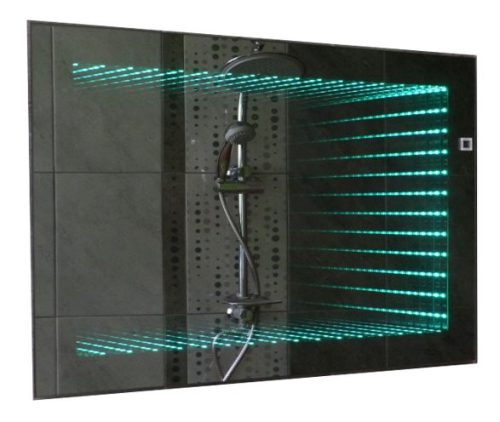  Kupaonsko ogledalo LED 3D Depth Pilot 80 x 150
